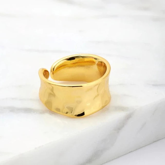 Bianca Adjustable Ring - Gold