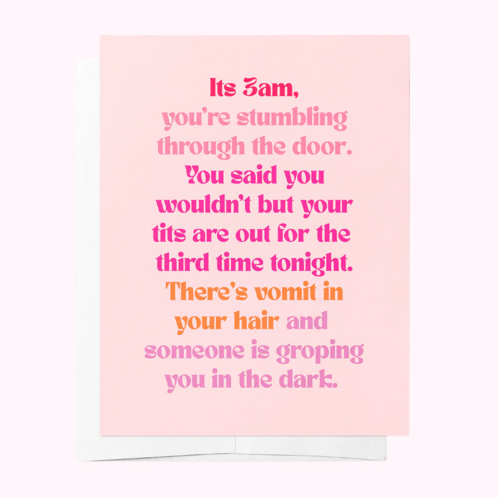 It's 3am Greeting Card
