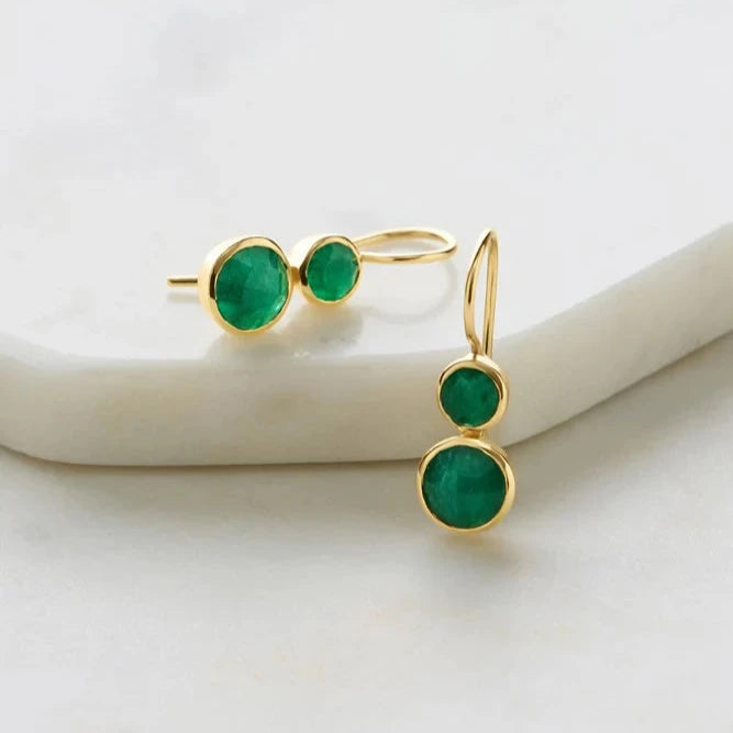 Mindi Earring - Beryl Emerald