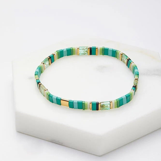 Tile Bracelet - Jade