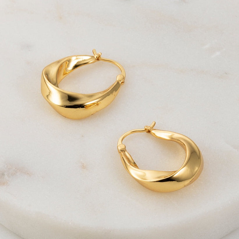 Jamie Hoop Earring - Gold