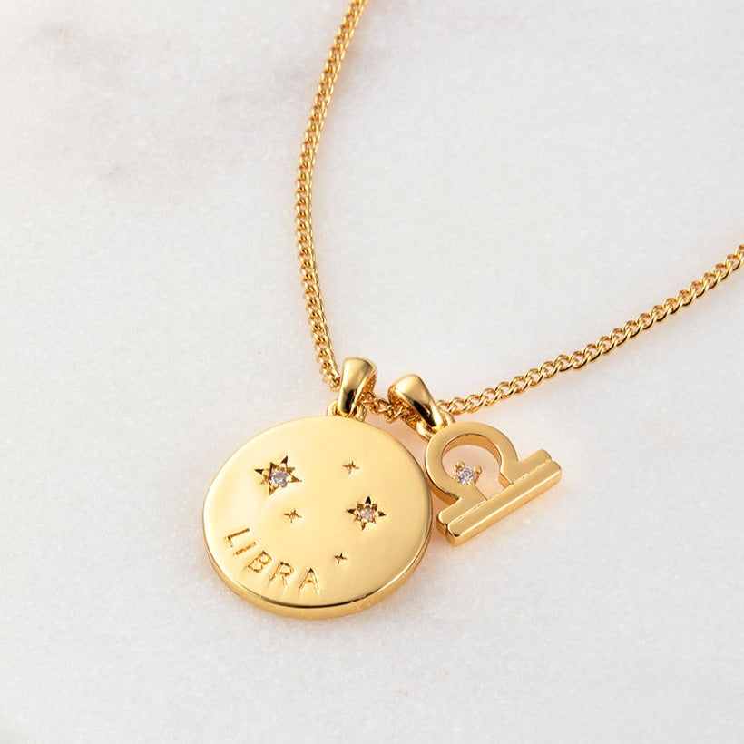 Zodiac Necklace - Libra