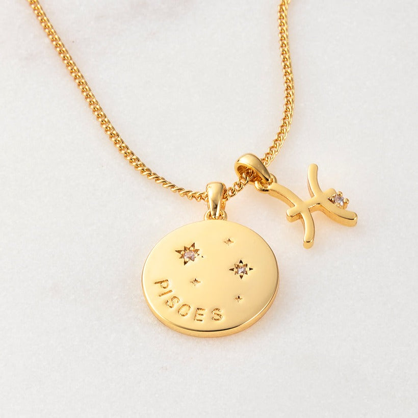 Zodiac Necklace - Pisces