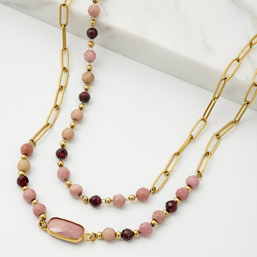 Riley Necklace - Rouge