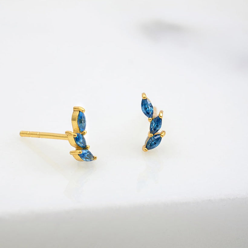 Aria Stud Earring - Sapphire