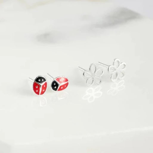 Ladybug Stud Set