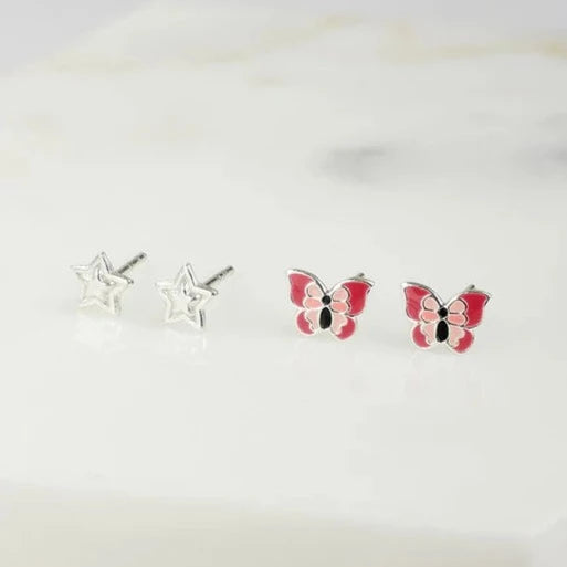 Butterfly Stud Set