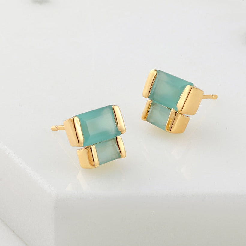Montanna Stud - Aqua