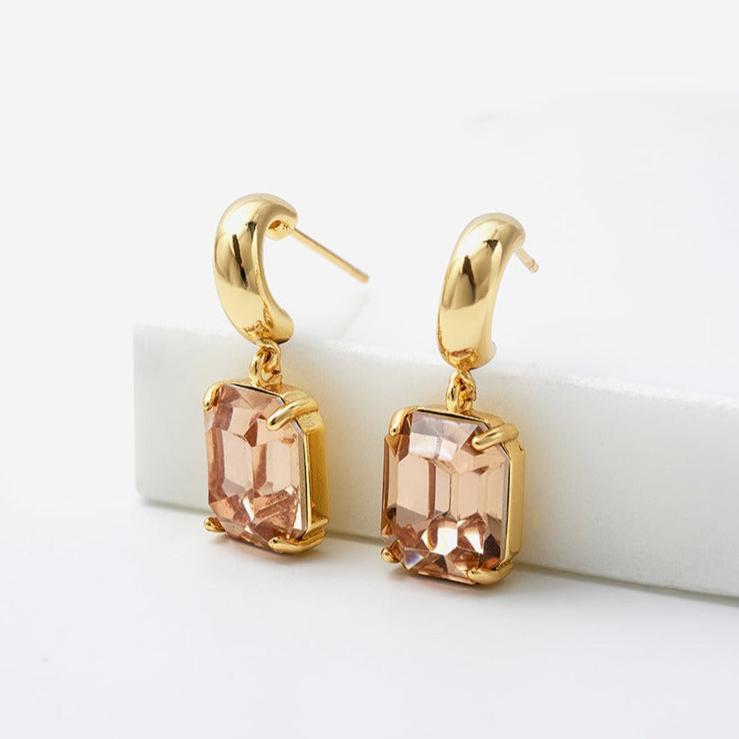 Ally Earring - Gold/Blush