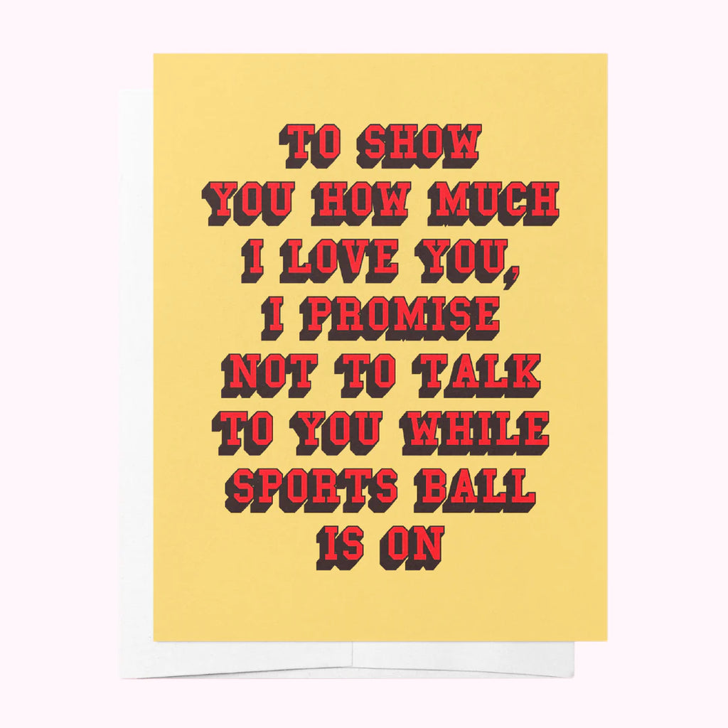 Sports Ball - Father's Day Greeting Card