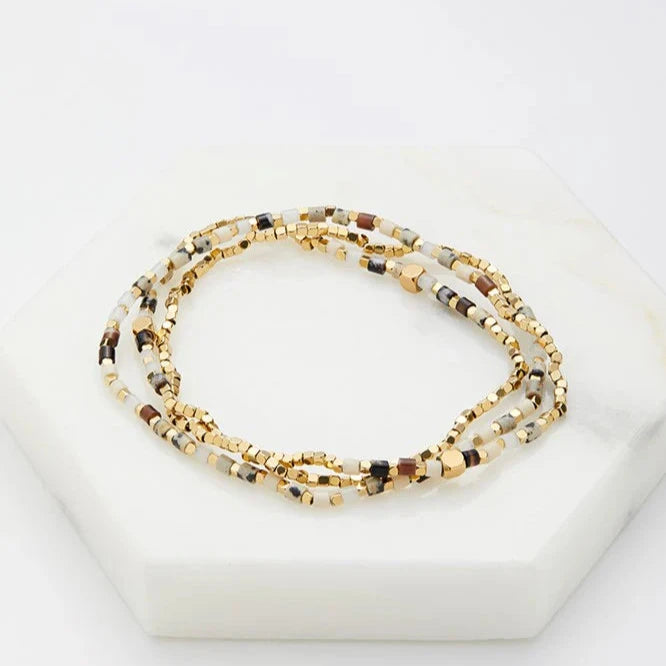 Ophelia Wrap Bracelet - Black