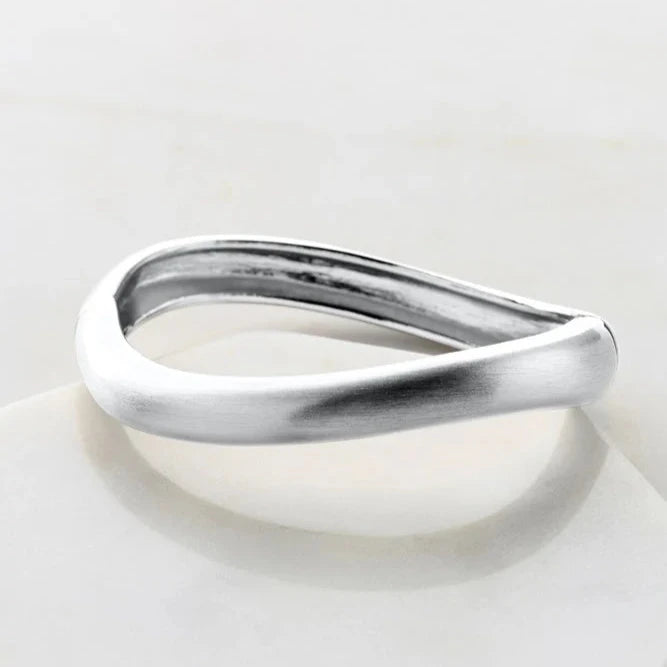 Nara Brushed Bracelet - Silver