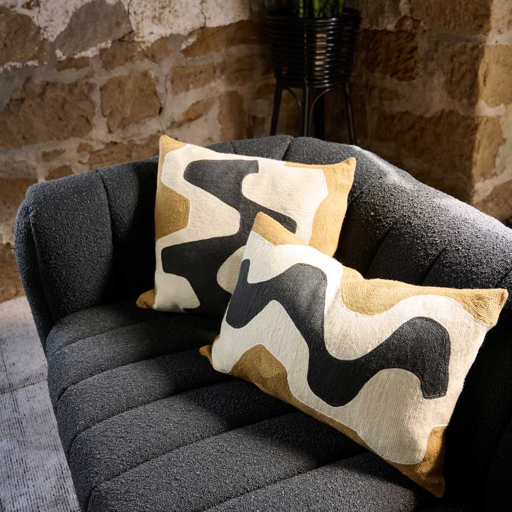 Fylix Wool/Linen Cushion - Camel