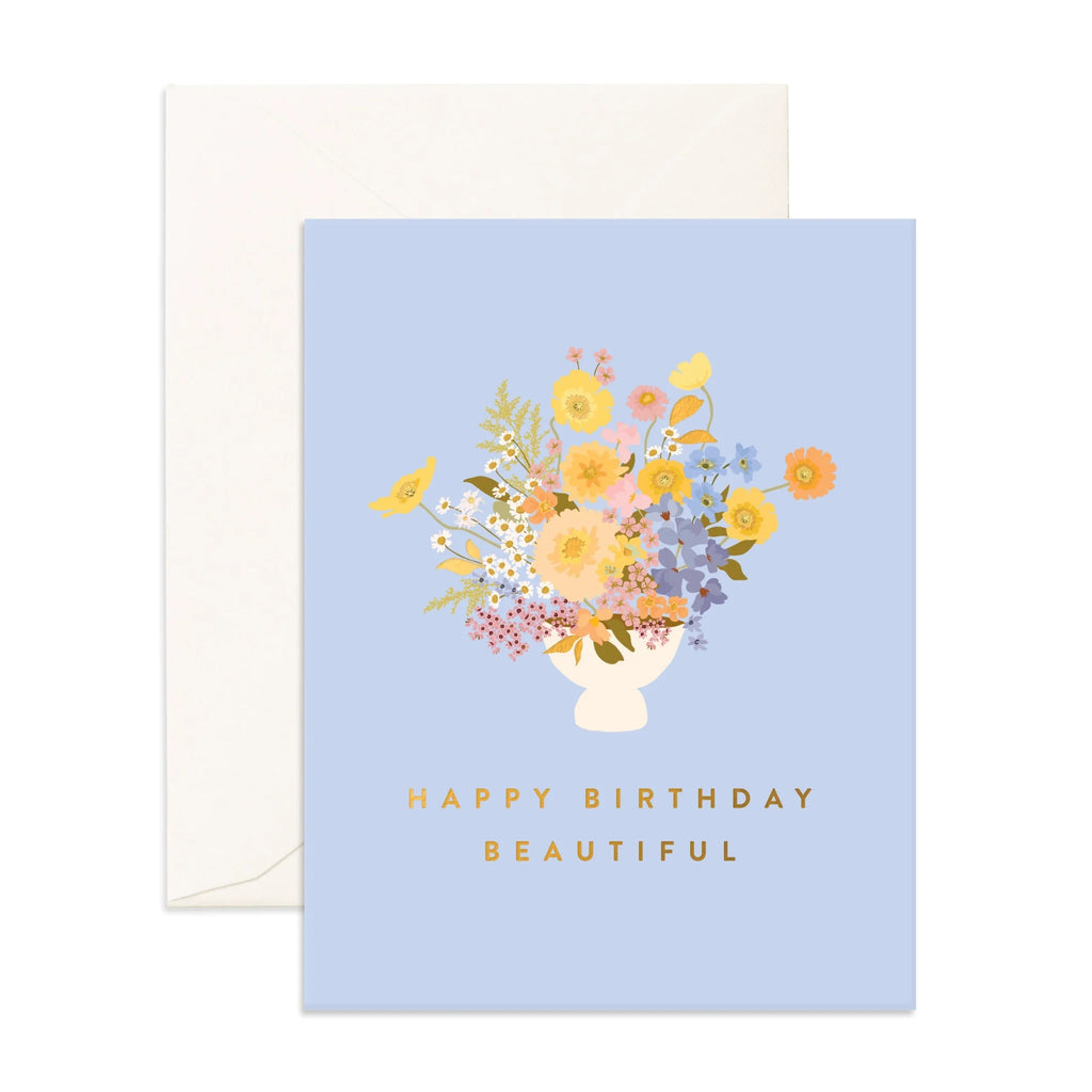 Birthday Beautiful Bouquet Greeting Card