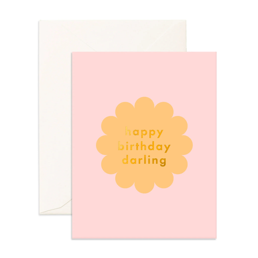Birthday Darling Petal Greeting Card