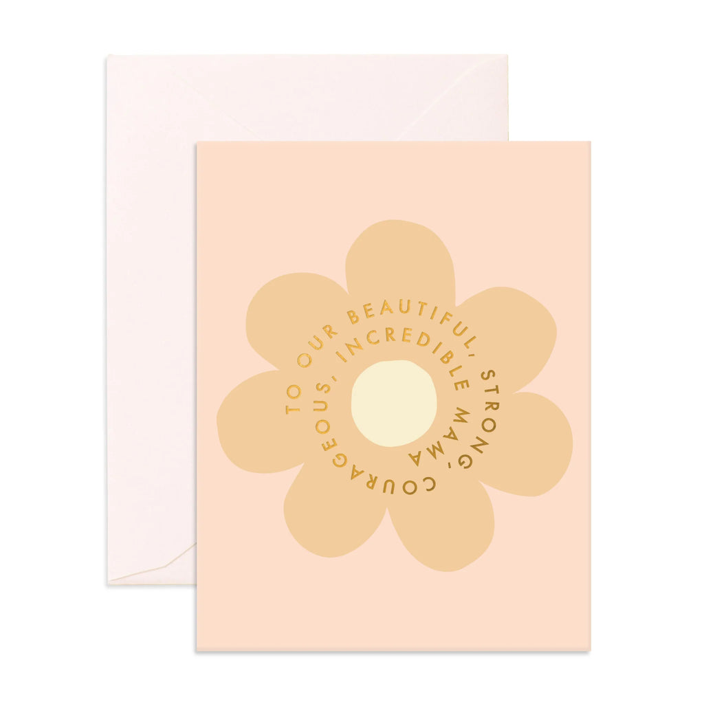 Mama Flower Greeting Card