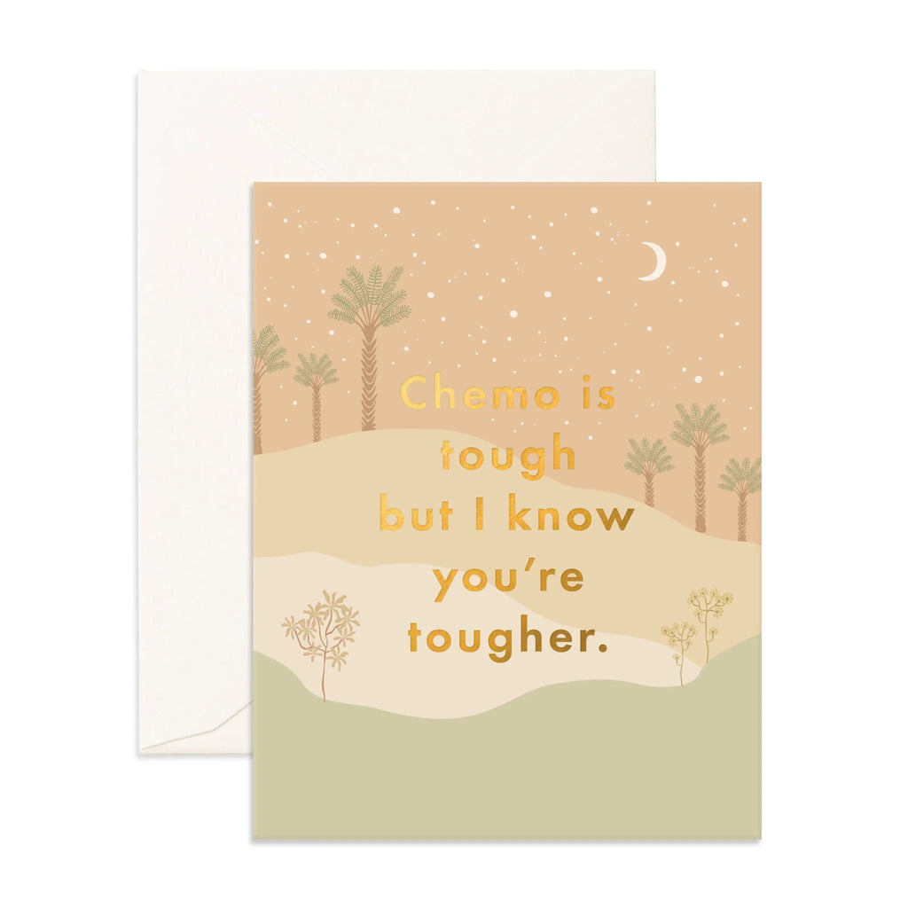 Chemo Desert Palms Greeting Card
