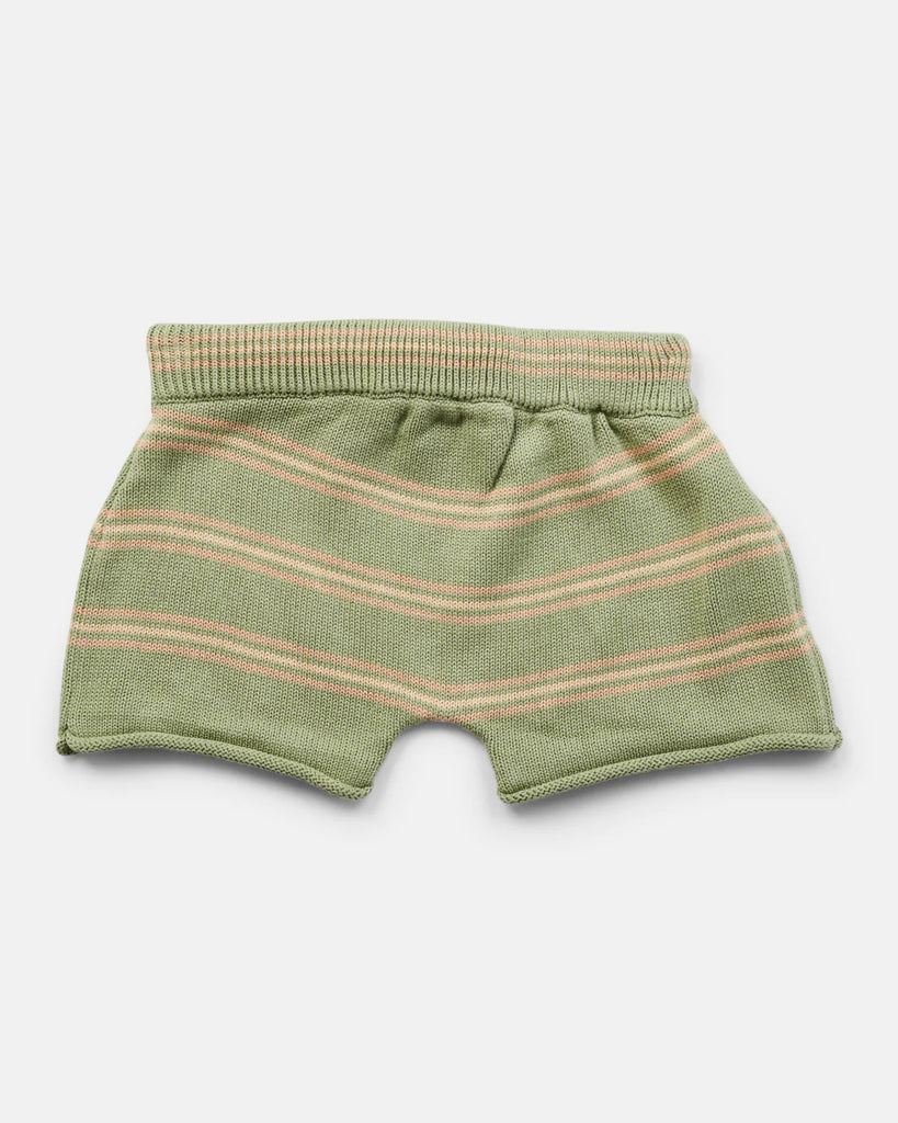Jack Knit Shorts - Fern Stripe