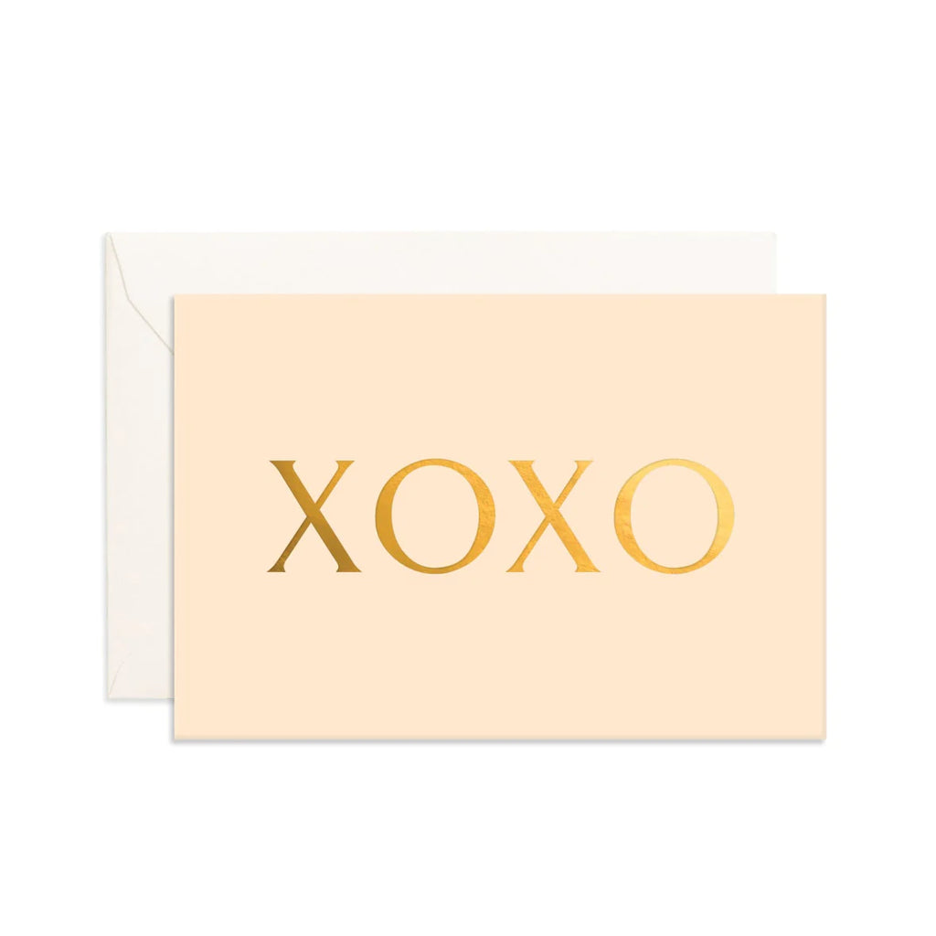 XOXO Mini Greeting Card