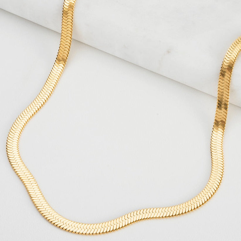 Snake Necklace - Gold