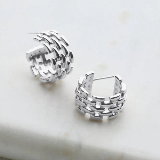 Rosie Hoops - Silver