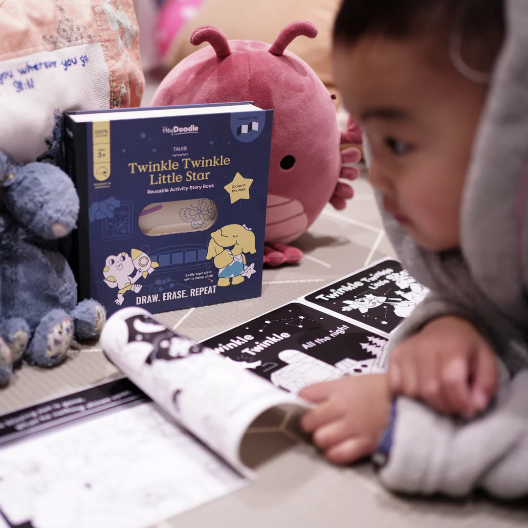Twinkle Twinkle Little Star Tales - Reusable Colouring Book | KAHM Co