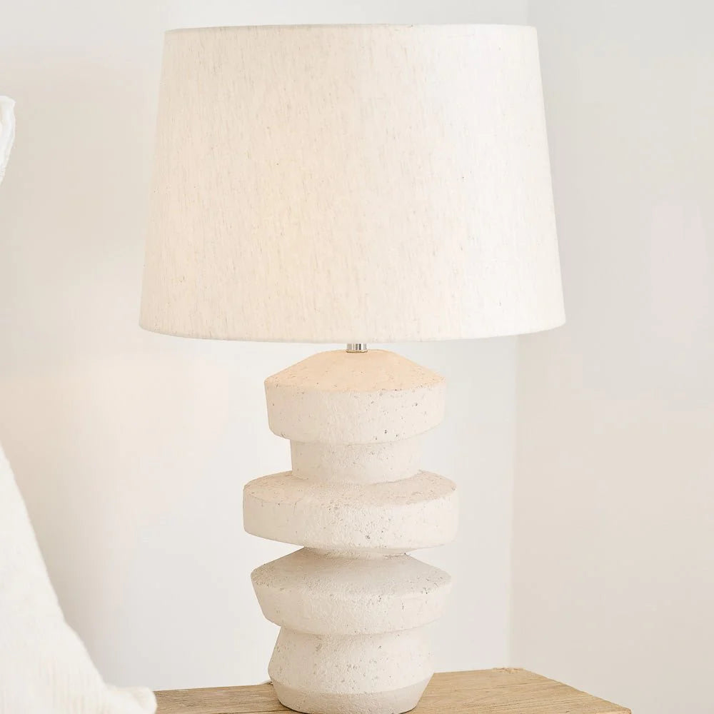 Block Lamp - Ivory