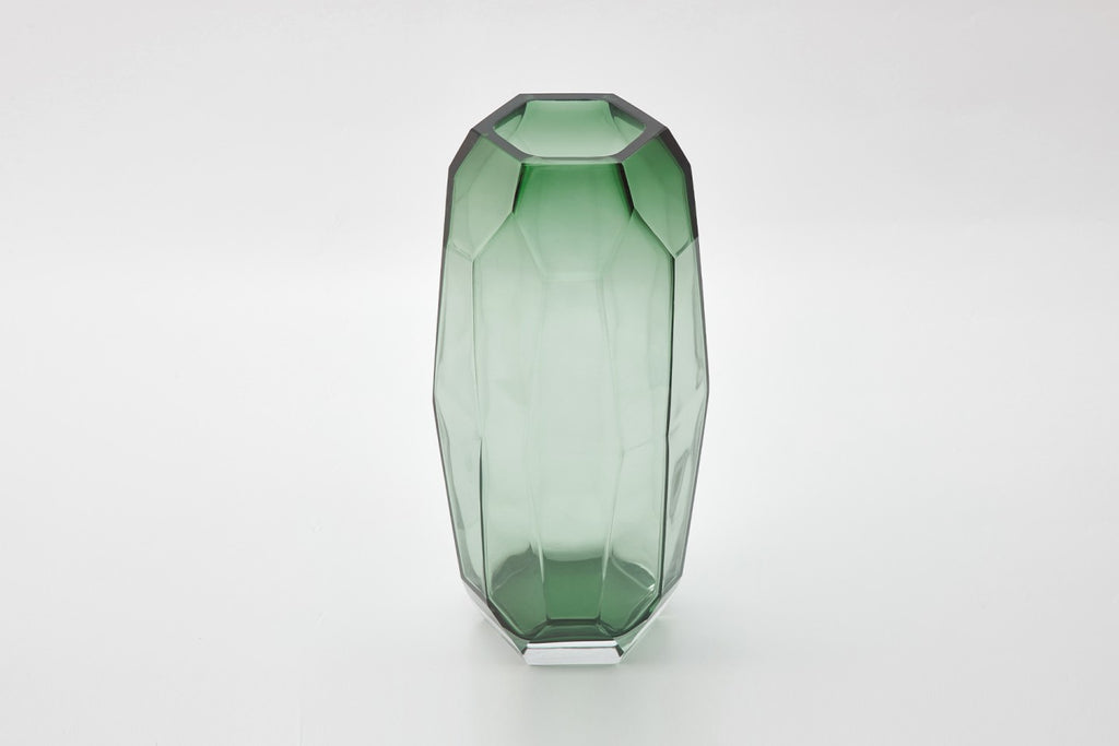 Radiant Vase Polished - Emerald