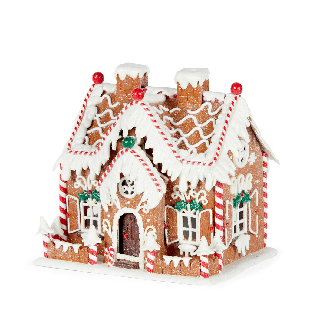Led Gingerbread House With Windows