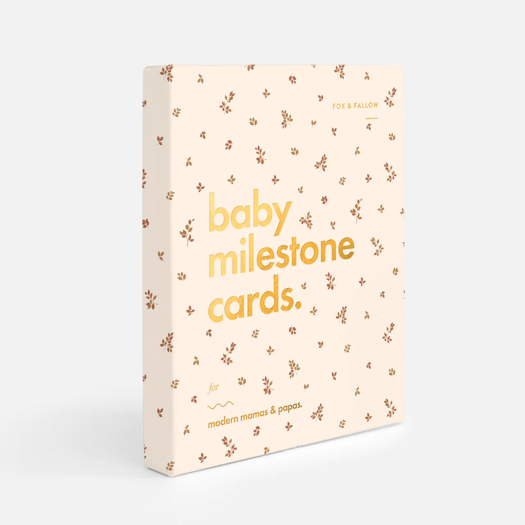 Baby Milestone Cards Broderie