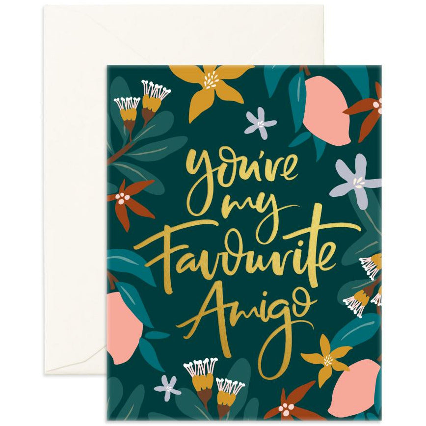 Favourite Amigo Arcadia Greeting Card