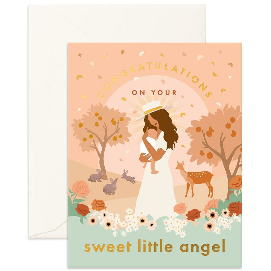 Sweet Little Angel Greeting Card