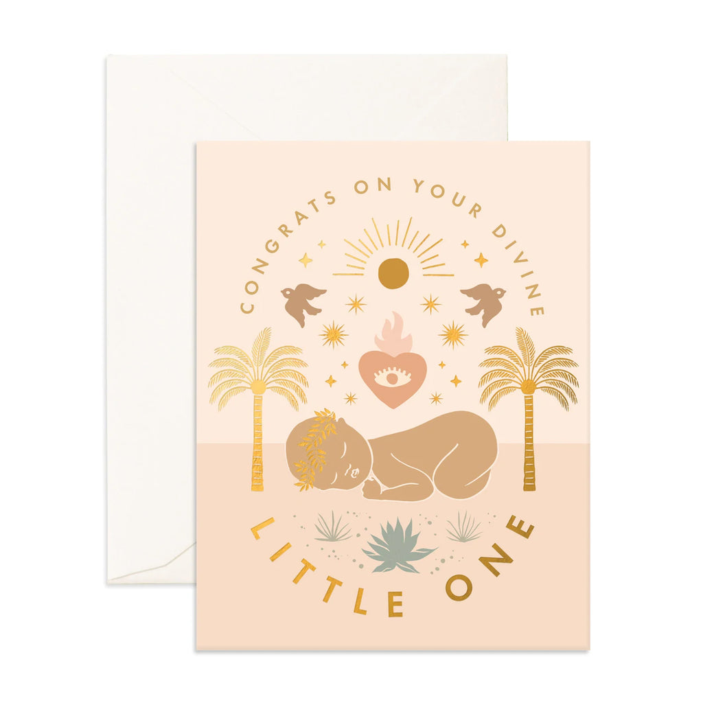 Divine Little One Greeting Card