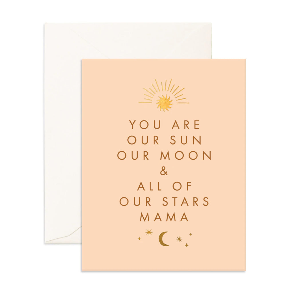 Sun Moon Mama Greeting Card