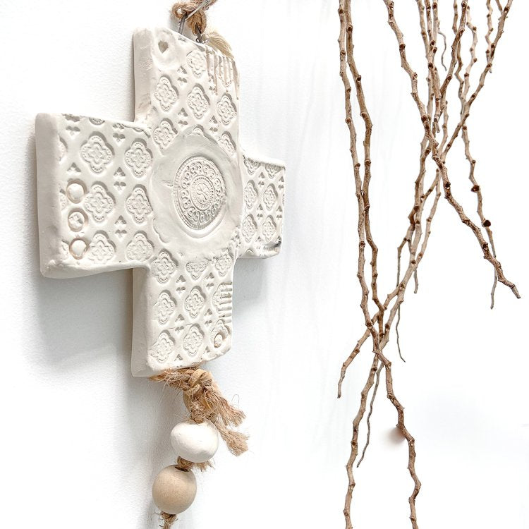 Handmade Ceramic Cross Estilo