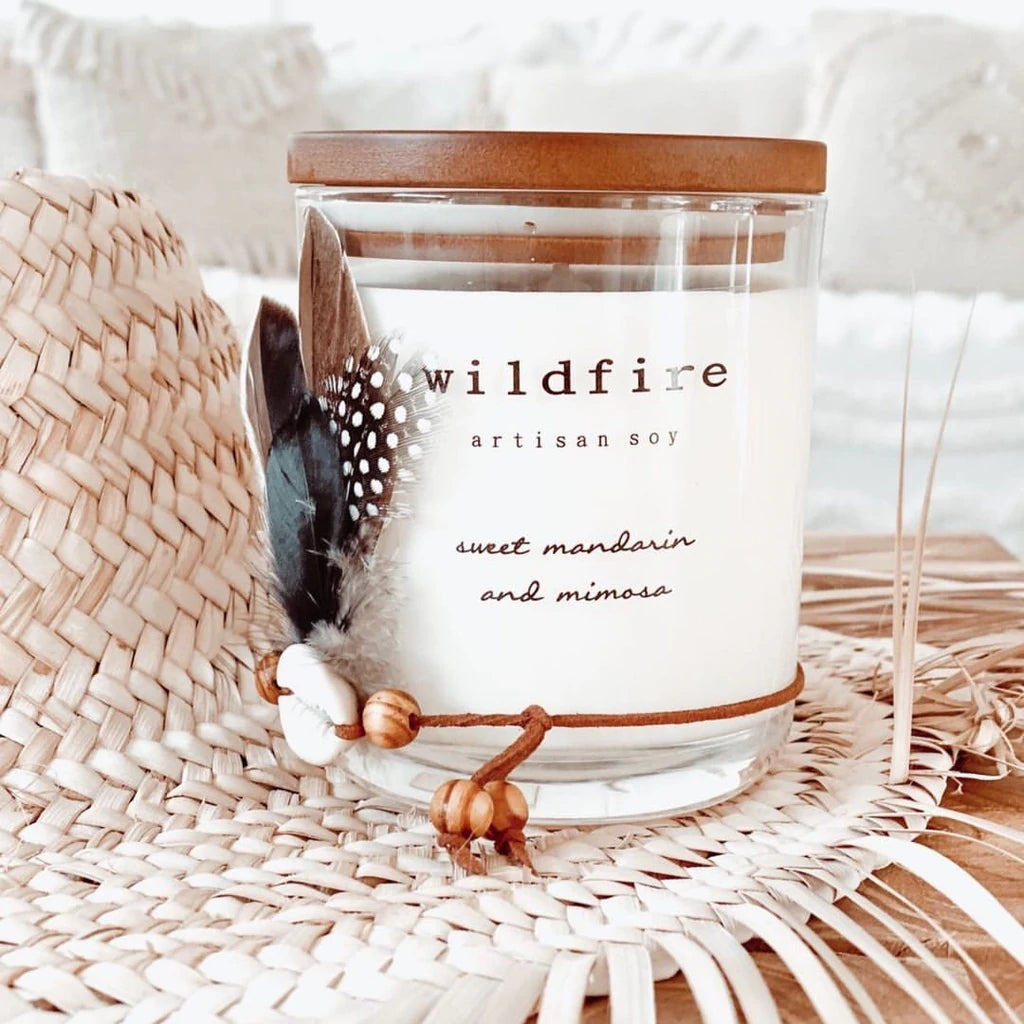 Wildfire Artisan Soy Candle - Coconut Lime & Elderflower